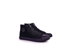 Pánské klasické vysoké tenisky BIG STAR FF174550 Černé 1