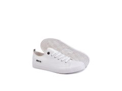 Pánské tenisky z nízkého materiálu Big Star KK174006 Bílé 5