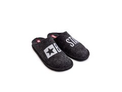 Klasické pánské pantofle Big Star KK176003 Černé 3