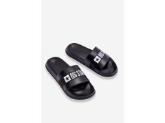 Mužské klasické žabky Big Star LL174458 Khaki 5