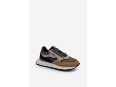 Pánské tenisky Big Star NN174320 s paměťovou pěnou Beige-modré 1
