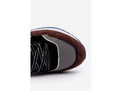 Pánské tenisky Big Star NN174322 Memory Foam System hnědo-černé 4