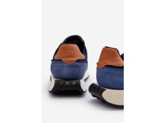 Pánské tenisky s&nbsp;paměťovou pěnou Memory Foam System Big Star NN174356 tmavě modré 4