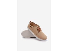 Pánské tenisky Big Star NN176001 Memory Foam System Beige 3