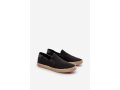 Pánské espadrilky s&nbsp;pletením černé Fenen 1