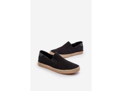 Pánské espadrilky s&nbsp;pletením černé Fenen 5