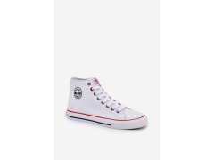 Pánské Textilní Tenisky Big Star NN174305 HI-POLY SYSTEM Bílé 8