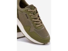 Pánské Sneakersy Na Platformě Big Star RR174360 Hi-Poly System Khaki 1