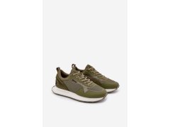 Pánské Sneakersy Na Platformě Big Star RR174360 Hi-Poly System Khaki 2