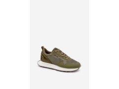 Pánské Sneakersy Na Platformě Big Star RR174360 Hi-Poly System Khaki 7