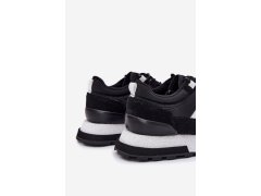 Zateplené pánské sneakers na platformě Lee Cooper LCJ-25-03-3378M černé 3