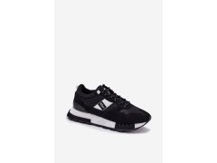 Zateplené pánské sneakers na platformě Lee Cooper LCJ-25-03-3378M černé 6