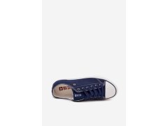 Pánské Nízké Tenisky Materiálové Big Star DD174503 Tmavě Modré 1