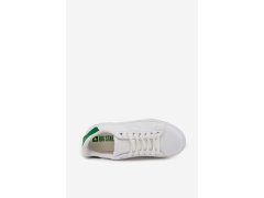 Pánské Sneakersy Z Eko Kůže Big Star OO174116 Bílá-Zelená 3