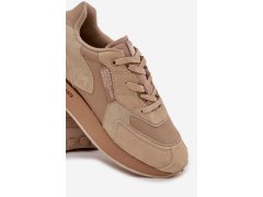 Kožené Sneakersy Pánské Big Star OO174298 Hi-Poly System Béžové 7