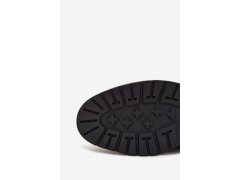 Kožené Zateplené Boty Pro Muže Na Zip Big Star OO174148 Černé 5