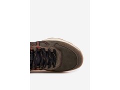 Pánské turistické boty WRANGLER WEST MEN MID 20253027 tmavozelené 5