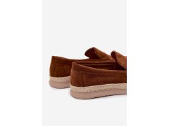 Mokasyny Espadryle Pánské Camel Rexton 3