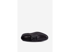 Pánské elegantní černé polobotky Calven 6