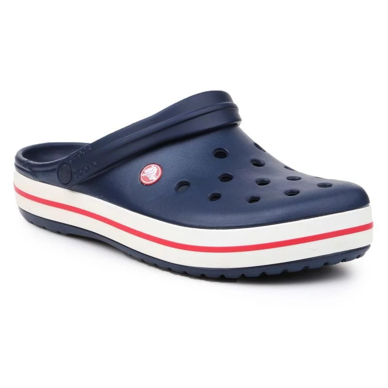 Unisex pánské a dámské nazouváky Crockband 11016-410 Tmavě modrá s červenou - Crocs - Pánské oblečení boty