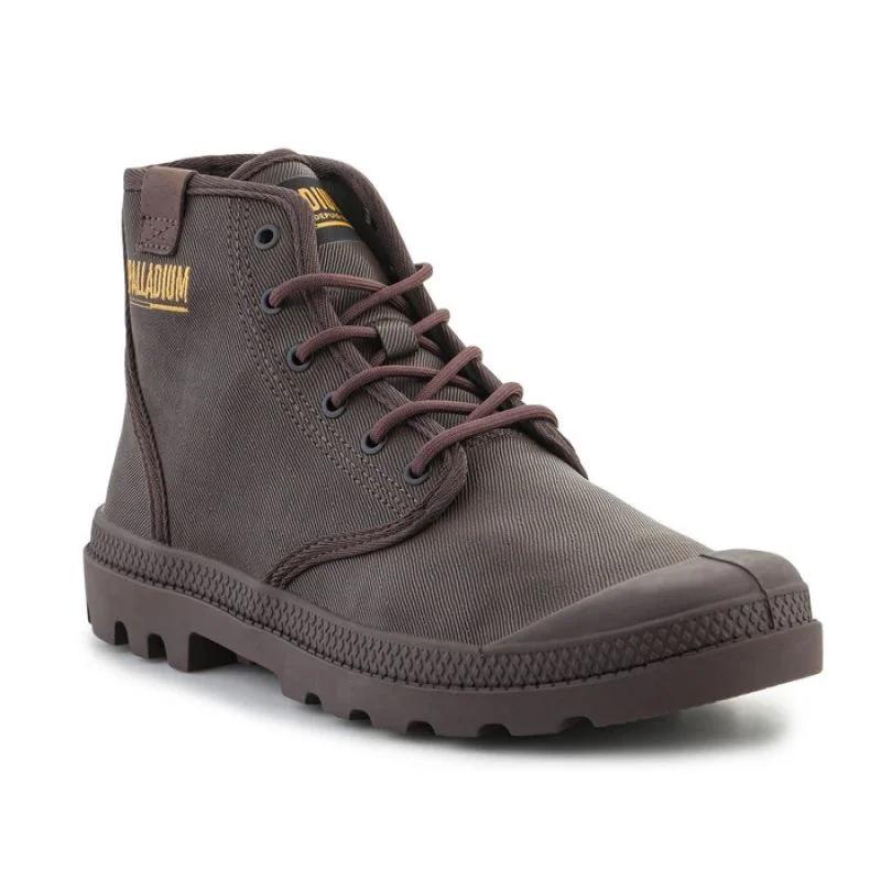 Palladium PAMP HI COATED U 74375-249-M Dark Cocoa Palladium PAMP HI COATED U 74375-249-M Dark Cocoa - Pánské oblečení boty