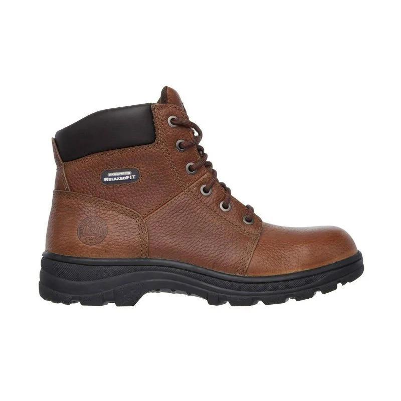 Boty Skechers Workshire M 77009EC-BRN - Pánské oblečení boty