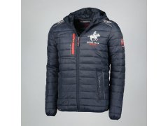 Pánská bunda WY6358H/GN Tmavě mofrá vzor - Geographical Norway