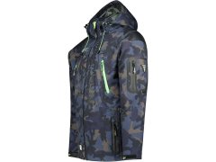 Pánská tmavě modrá softshellová bunda Geographical Norway Techno (WU4549H-GN-NAVY-GREEN)