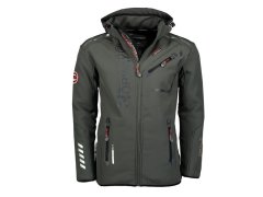 Bunda softshellová Geographical Norway Royaute ASSOR B MEN 068 M WW1975H/GN/Dark šedá / černá
