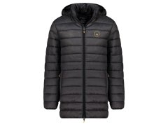 Geographical Norway – pánská bunda AMIGOMAP LONG HOOD DB BLACK MEN 233 BLACK (WZ5085H/GN-NOIR)