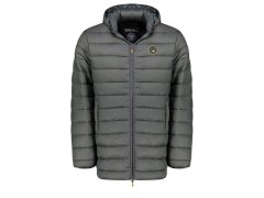 Geographical Norway pánská bunda AMIGOMAP LONG HOOD DB DGREY MEN 233 DARK GREY (WZ5086H/GN-GRIS FONCÉ)