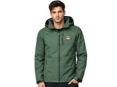 Softshellová bunda pánský Geographical Norway TOLYMPIA zelená DB MEN 009 (WZ8535H/GN-GREEN)