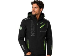 Softshellová bunda pánský Geographical Norway ROYAUTE MEN ASS A BS2 056 (WT1804H/GN-BLACK / zelená)