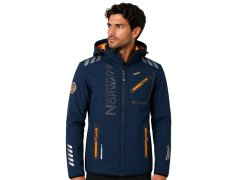 Softshellová bunda pánský Geographical Norway ROYAUTE MEN ASS A BS2 056 (WT1804H/GN-NAVY / oranžová)