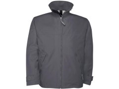 B&C Sparkling /men Pánská jachtařská bunda 01.0949 dark grey