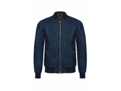 B&C DNM Supremacy /men Pánská denim bunda "Bomber" 01.1489 deep blue denim