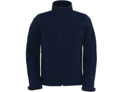 B&C Hooded Softshell /men Pánská 3-vrstvá softshellová bunda s kapucí 01.1950 navy