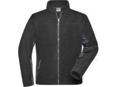 Daiber JN 842 Pánská pracovní mikrofleecová bunda - Strong 02.0842 black/carbon
