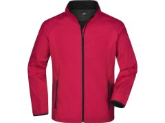 Daiber JN 1130 Pánská 2-vrstvá promo softshellová bunda 02.1130 red/black