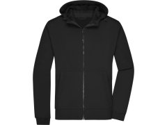 Daiber JN 1146 Pánská 2-vrstvá softshellová bunda s kapucí 02.1146 black/black