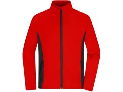Daiber JN 1860 Pánská strečová fleecová bunda 02.1860 red/black