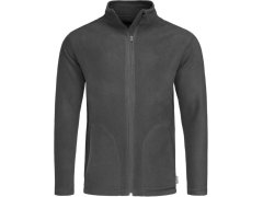 Stedman Fleece Jacket Men Pánská fleecová bunda 05.5030 grey steel