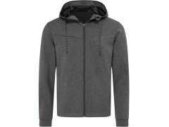 Stedman Scuba Jacket Men Pánská Scuba bunda s kapucí 05.5840 anthra heather