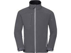 Russell Athletic 410M Pánská 3-vrstvá Bionic softshellová bunda 10.410M iron grey