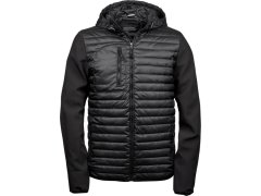 Tee Jays TJ 9628 Pánská bunda s kapucí Crossover 18.9628 black/black