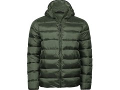 Tee Jays TJ 9646 Lehká pánská prošívaná bunda s kapucí 18.9646 deep green