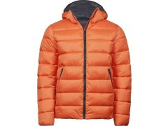 Tee Jays TJ 9646 Lehká pánská prošívaná bunda s kapucí 18.9646 dusty orange