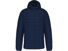 Kariban K 6110 Lehká pánská prošívaná bunda s kapucí 20.6110 navy