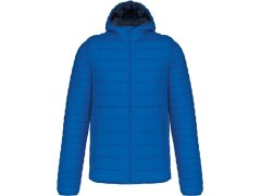 Kariban K 6110 Lehká pánská prošívaná bunda s kapucí 20.6110 light royal blue