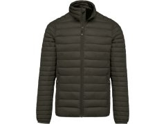 Kariban K 6120 Lehká pánská prošívaná bunda 20.6120 dark khaki